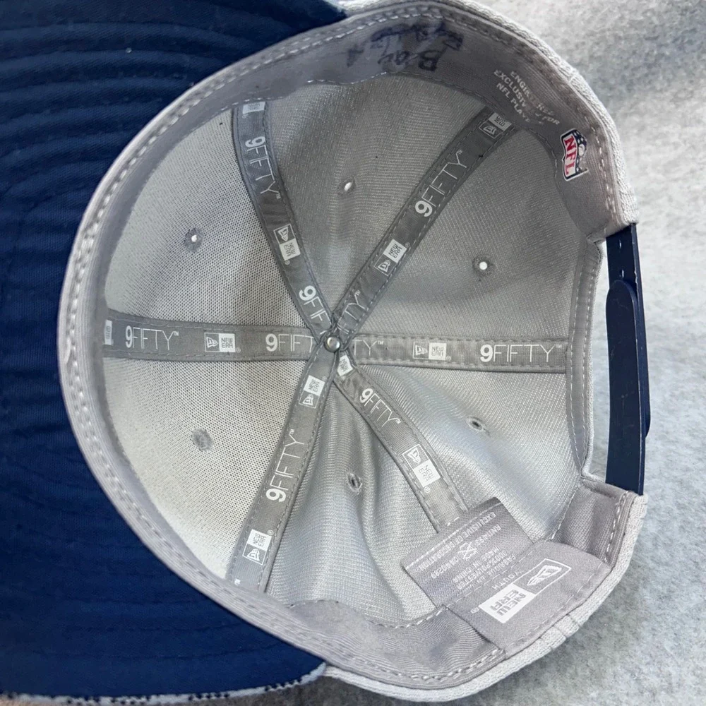 Dallas Cowboys Star Logo Youth Grey New Era 9Fifty Snapback Hat NFL OSFA